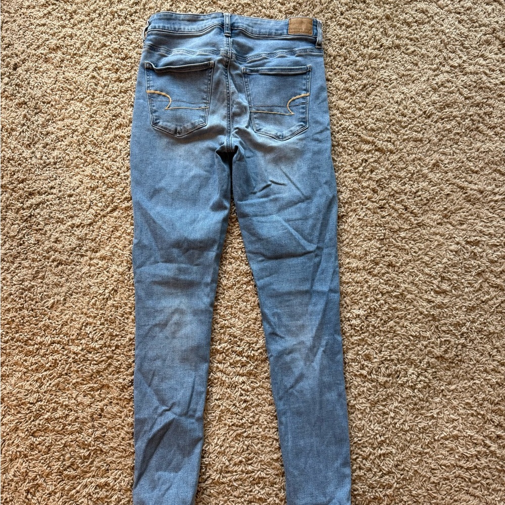 American Eagle Outfitters Light Blue Skinny Jeans